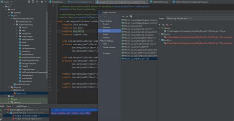 intellij idea no slf4j found.